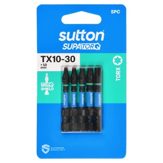 SCREWDRIVER BIT S212 SUPATORQ TORX SET TX10-TX30 5PC
