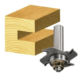 SLOTTING CUTTER ASSEMBLY TCT, 4 FLT 1/2 SHK W/BEAR