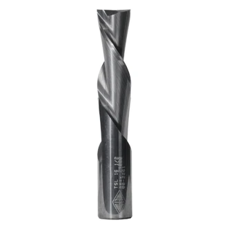STRAIGHT BIT NON FERROUS SOLID CARBIDE, 2 FLT D/CUT