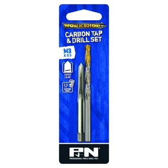 TAP & DRILL SET CARDED P&N WORKSHOP
