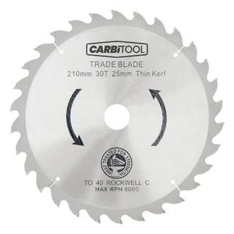 TRADE BLADE THIN KERF TCT