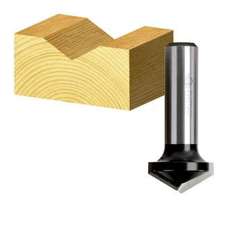 V-GROOVE BIT DEG TCT, 2 FLT SHK