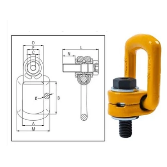 ITM G80 LIFTING POINT, MEGA EYE BOLT