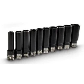 1" Drive 6-Point Metric Deep Thin Wall Impact Socket