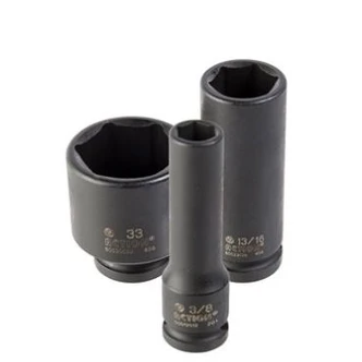 1/2" Drive 6-Point Metric Extra Deep Impact Socket 127mm