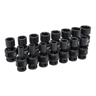 1/2" Drive 6-Point Metric Standard Universal Impact Socket