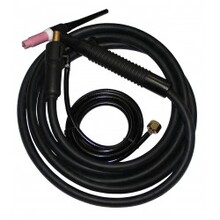 Tig 26 Torch - Flexable Head with Valve -  with Large Dinse