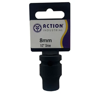 1/2 Drive 6-Point Metric Standard Magnetic Impact Socket