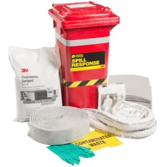 3M™ General Purpose Sorbent Spill Kit Wheelie Bin
