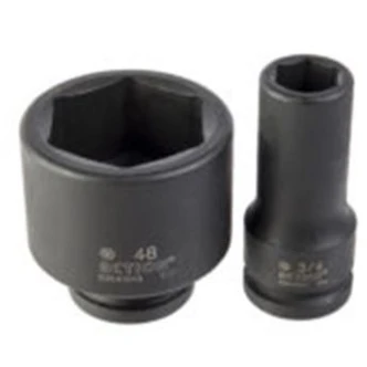 3/4 Drive 6-Point Metric Standard Impact Socket