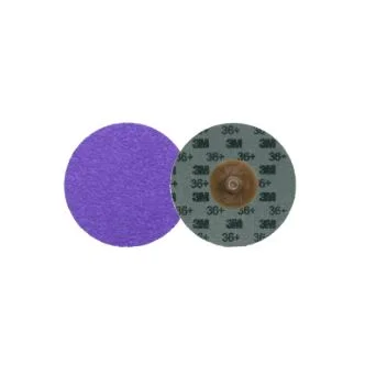 3M™ Cubitron™ 3 Roloc™ Disc 1184F, YF-weight, TR, Purple, 50/Carton