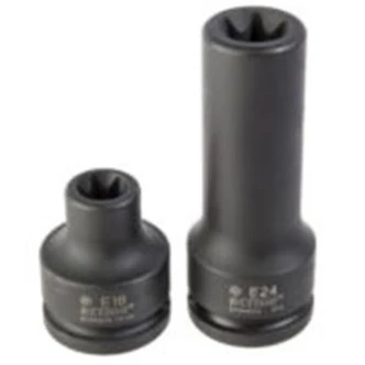 1/2" Drive 6-Point E-Torx Thin Wall Socket
