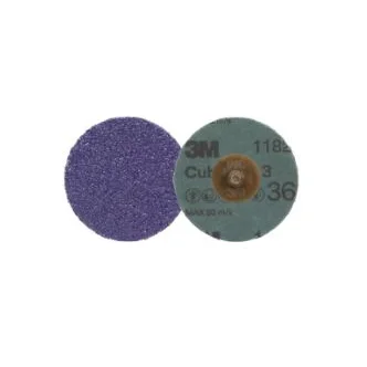 3M™ Cubitron™ 3 Roloc™ Fibre Disc 1182C, TR, Purple, 200 ea/Case