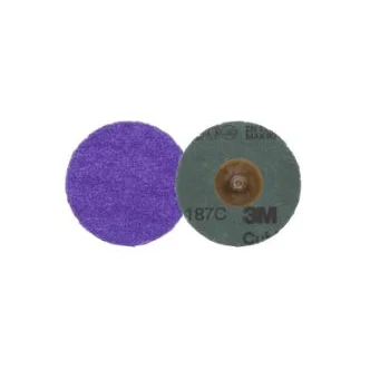 3M™ Cubitron™ 3 Roloc™ Fibre Disc 1187C,TR, Purple, 2 in, 200 ea/Case
