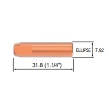 Bernard Style Contact Tip - Short - 25Pk