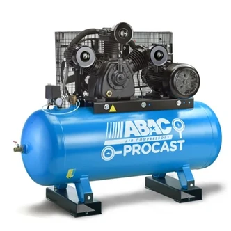 ABAC AIR COMPRESSOR, BELT DRIVE STATIONARY 3 PHASE