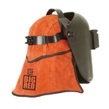 BIG RED Leather Welders Cap