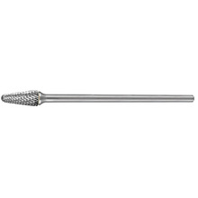 HOLEMAKER CARBIDE BURR, TAPERED RADIUS END