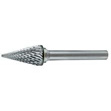 HOLEMAKER CARBIDE BURR, CONE SHAPE HEAD SHANK DC