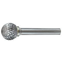 HOLEMAKER CARBIDE BURR, BALL SHAPE, 6MM SHANK DC