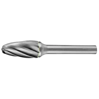 HOLEMAKER CARBIDE BURR, 6MM SHANK, TREE SHAPE RADIUS END HEAD, AC