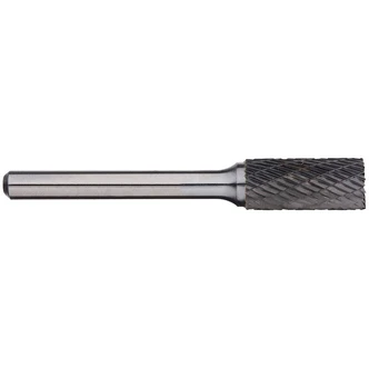 Cylindrical Carbide Burr With End Cut