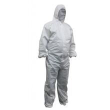 Maxisafe White polypropylene disposable coveralls