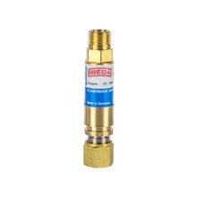 Flashback Arrestor Std Flow Q/A Coupler Torch End 5/8-18 UNF - 9/16-18 UNF
