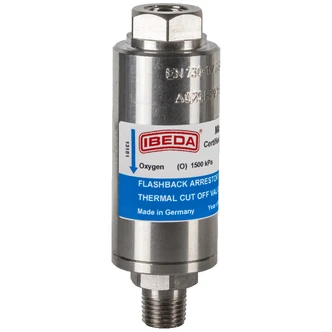Flashback Arrestor High Flow Stainless Steel 1/4"