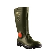 FOREMAN Green Gumboot w/ Safety Toe
