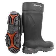 Thunder Black Polyurethane Gumboot with Safety Toecap