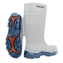 XtremeGrip White Polyurethane Gumboots Composite Toecap