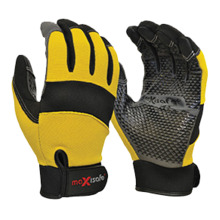 G-Force MaxGrip Mechanics Glove Silicone Grip palm (Pk 6)