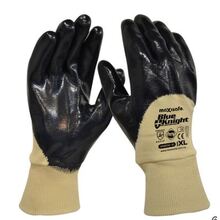 Blue Knight Nitrile 3/4 Coated Glove with Knit Wrist (Pk 12)