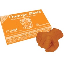 Orange Shield Heavy Duty Nitrile with Diamond Grip, 100 per box