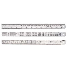 GROZ STEEL RULE, IMERIAL AND METRIC