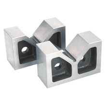 GROZ CAST IRON VEE BLOCK - MATCHED PAIR