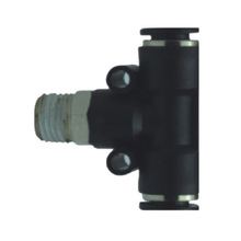 PUSH FIT FITTING, MALE TEE