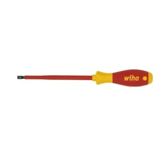 WIHA SCREWDRIVER, SLOTTED SOFTFINISH, VDE 1000V INSULATED