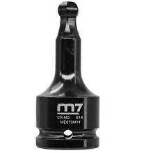 M7 HEX BALL END IN HEX IMPACT SOCKET, 3/4" DR