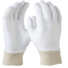 Cotton Interlock - Knitted Wrist - 12PK