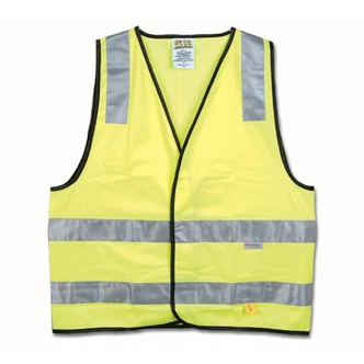 Hi-vis Yellow Safety Vest - day/night use