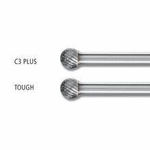 Ball Shape Burrs Kud 1/4" Shank - Tungsten Carbide