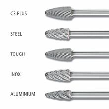 Tree Radius Burrs Rbf 1/4" Shank - Tungsten Carbide