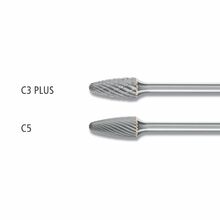 Miniature Burrs Rbf 3mm Shank - Tree Radius End - Tungsten