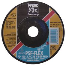 Flexible Ac Blending Wheels 3mm Thick Gp Inox/Steel