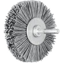 Shaft Mounted Wheel Brushes Rbu Silicon Carbide - 6mm Shaft