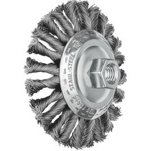 Flared Cup Brushes Kbg - Twist Knot Combitwist Steel Wire