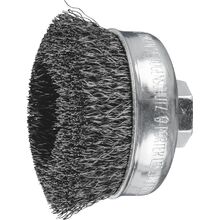 Cup Brushes Tbu - Crimped Steel Wire - Various Sizes