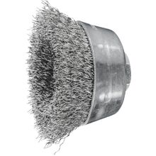 Cup Brushes Tbu - Crimped Inox Wire - Various Sizes